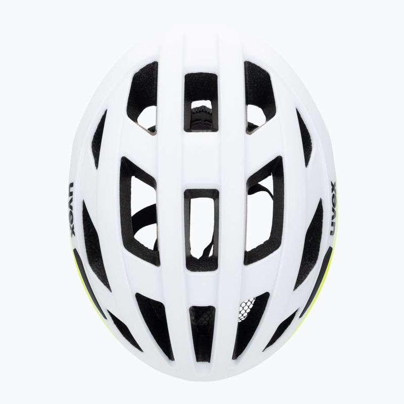 Dviračio šalmas UVEX I-Volute white/neon yellow matt 6