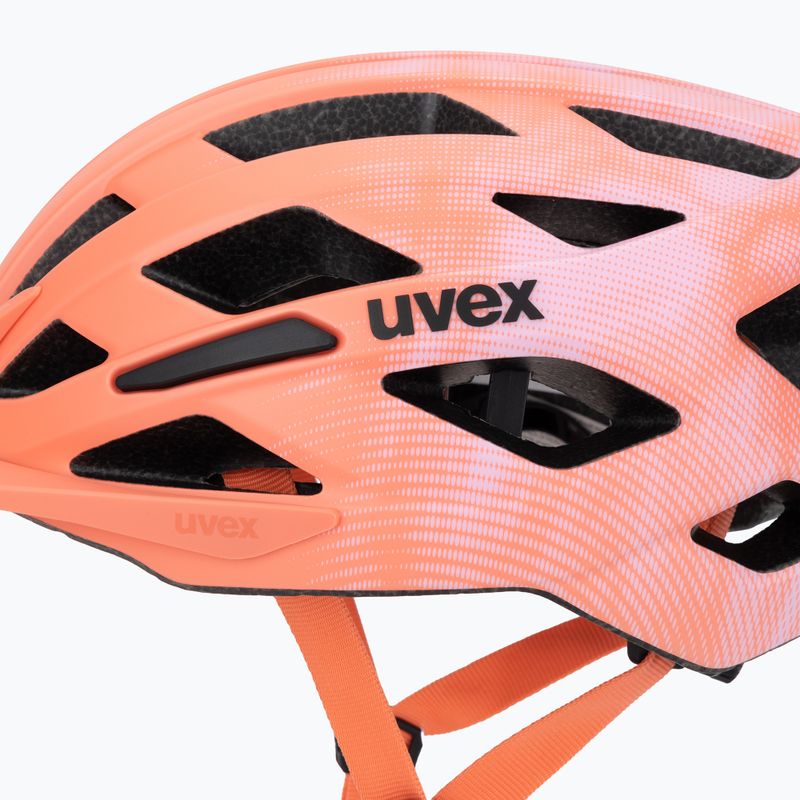Vaikiškas dviratininko šalmas UVEX Air Wing 2 CC coral/strawberry matt 7