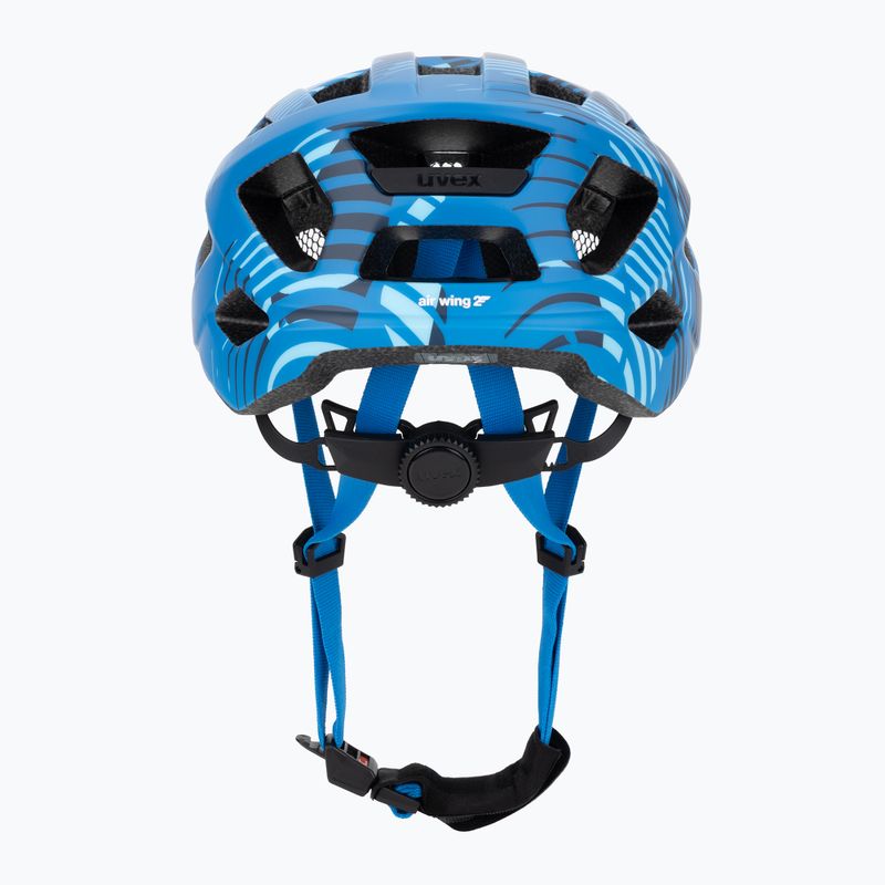 Vaikiškas dviratininko šalmas UVEX Air Wing 2 CC dusk/bubble blue matt 4