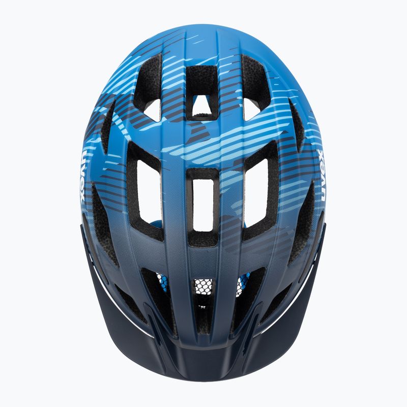 Vaikiškas dviratininko šalmas UVEX Air Wing 2 CC dusk/bubble blue matt 6