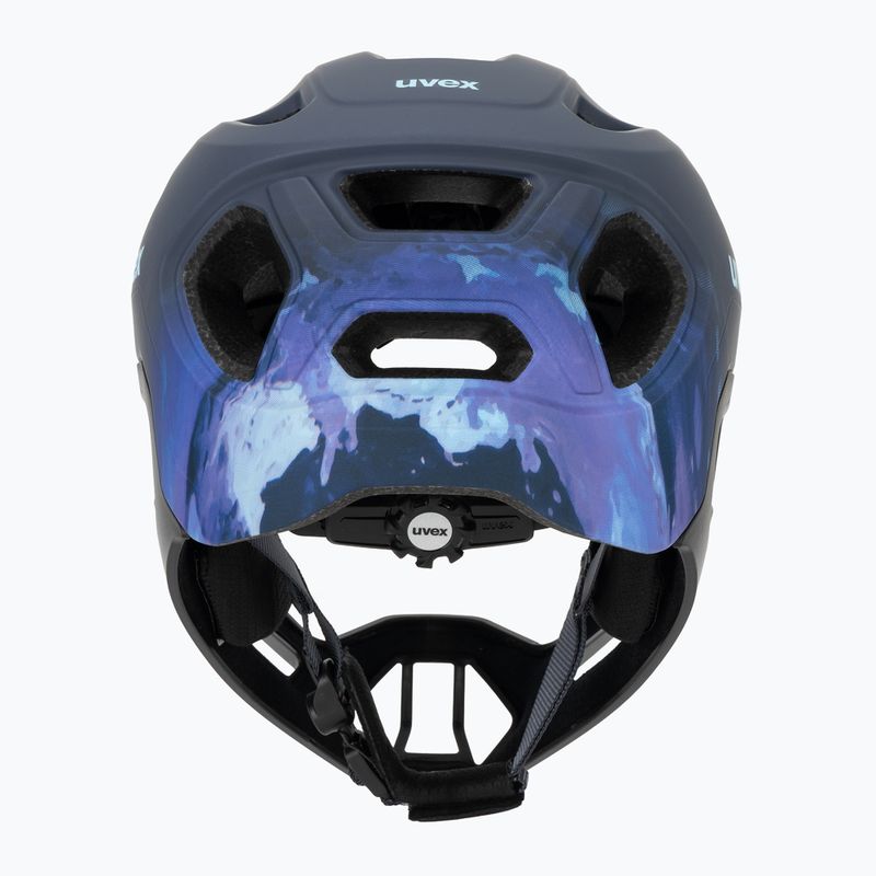 Vaikiškas dviratininko šalmas UVEX React Fullface Jr dusk blue matt 4