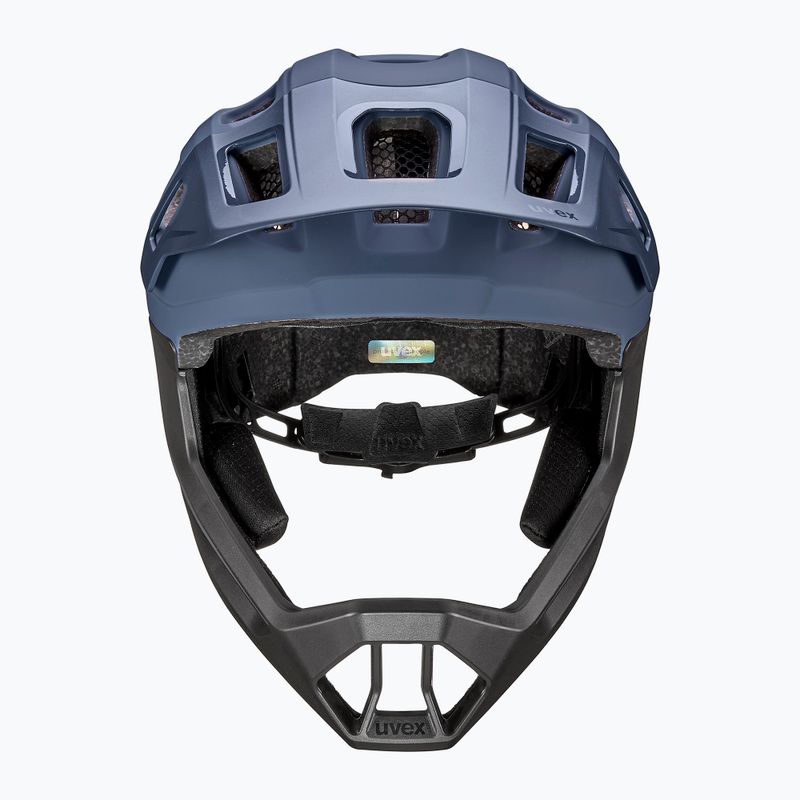 Vaikiškas dviratininko šalmas UVEX React Fullface Jr dusk blue matt 3