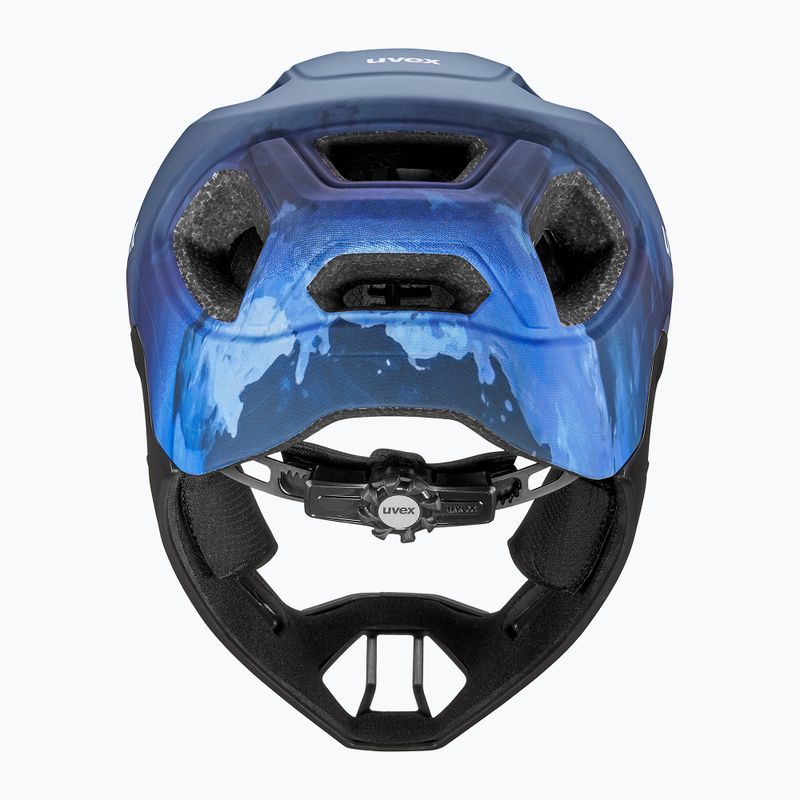 Vaikiškas dviratininko šalmas UVEX React Fullface Jr dusk blue matt 4