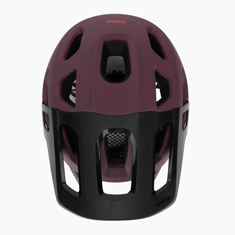 Vaikiškas dviratininko šalmas UVEX React Fullface Jr cranberry matt 6