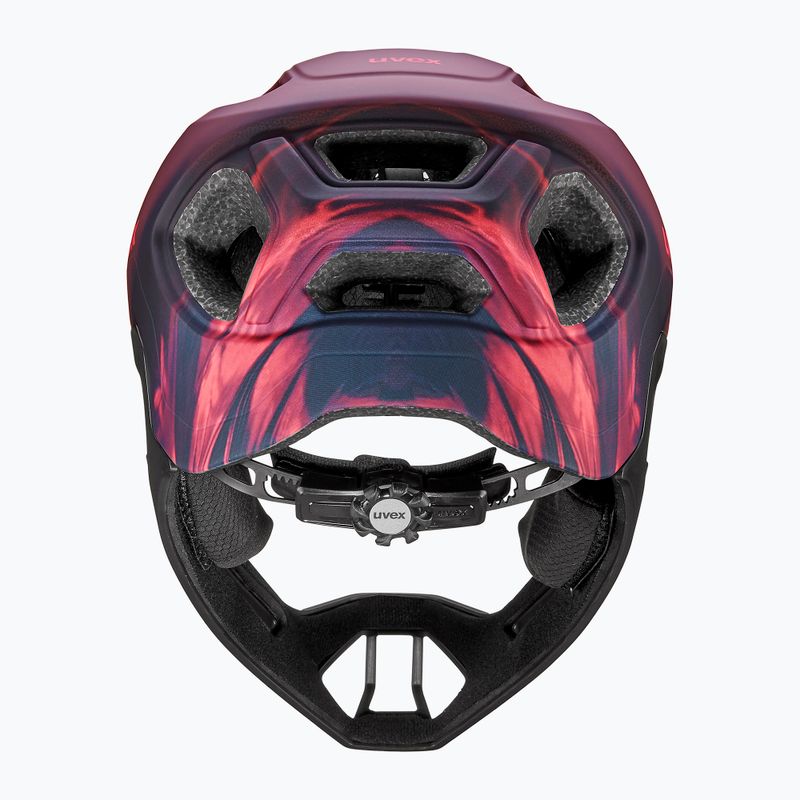 Vaikiškas dviratininko šalmas UVEX React Fullface Jr cranberry matt 4