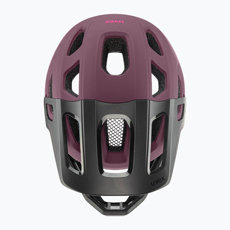Vaikiškas dviratininko šalmas UVEX React Fullface Jr cranberry matt 5