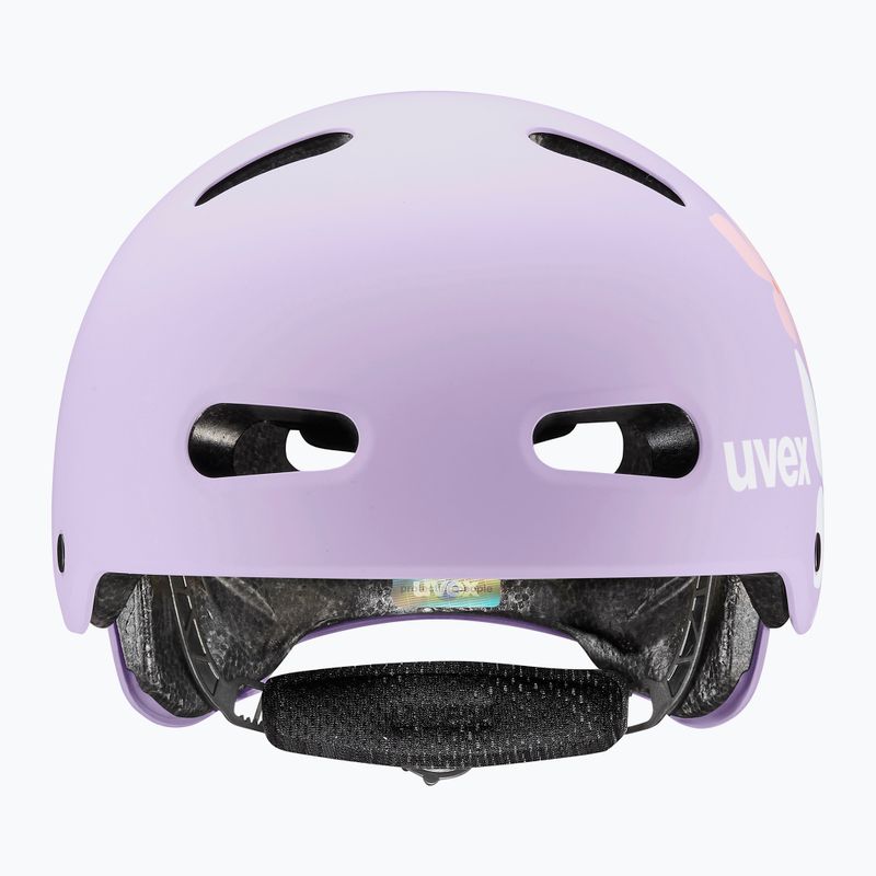 Vaikiškas šalmas UVEX Kid 4 Style flower lilac matte 2