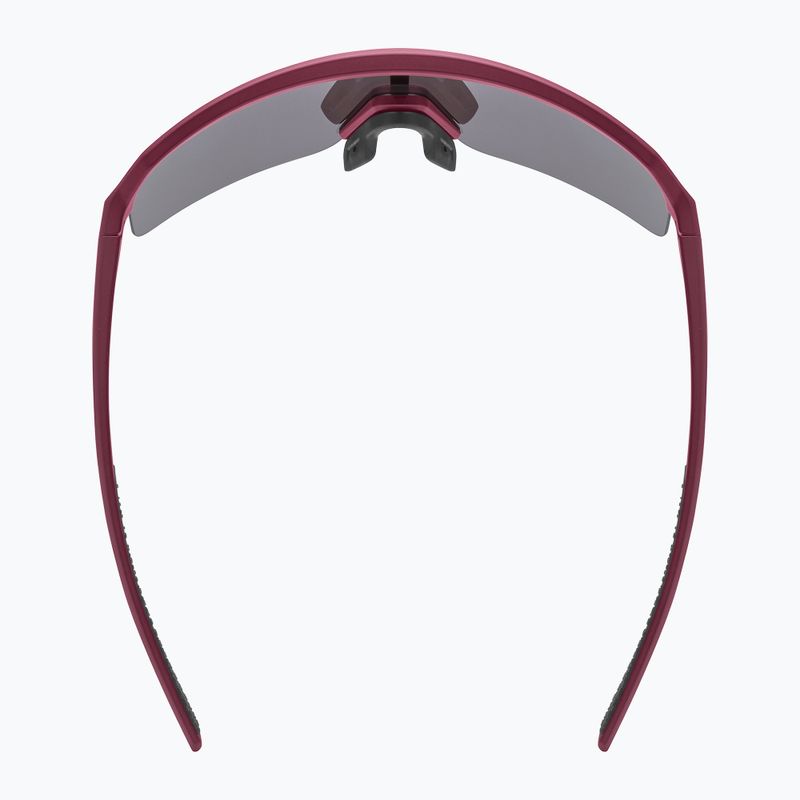 Saulės akiniai UVEX Ramp burgundy matt/mirror rose 5