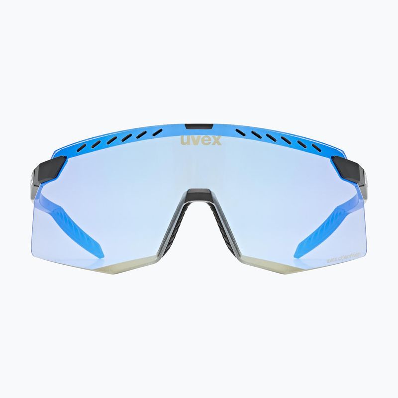 Saulės akiniai UVEX Pace Stage CV black matt/mirror blue 2