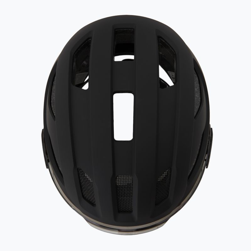 Dviračio šalmas UVEX Stride Visor black matt/lite mirror silver 6