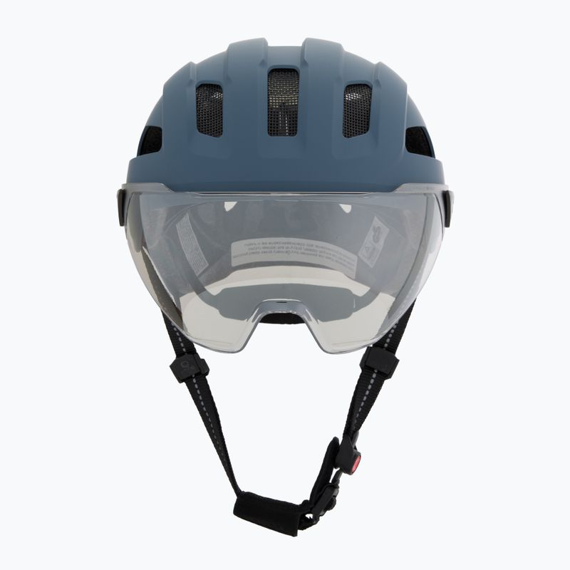 Dviračio šalmas UVEX Stride Visor stone blue matt/lite mirror silver 2