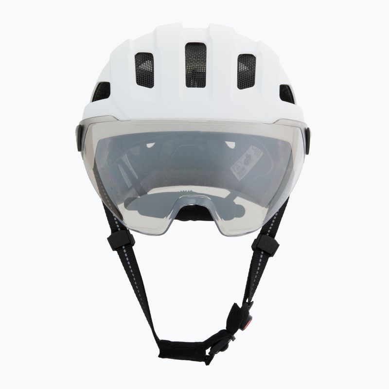 Dviračio šalmas UVEX Stride Visor white matt/lite mirror silver 2