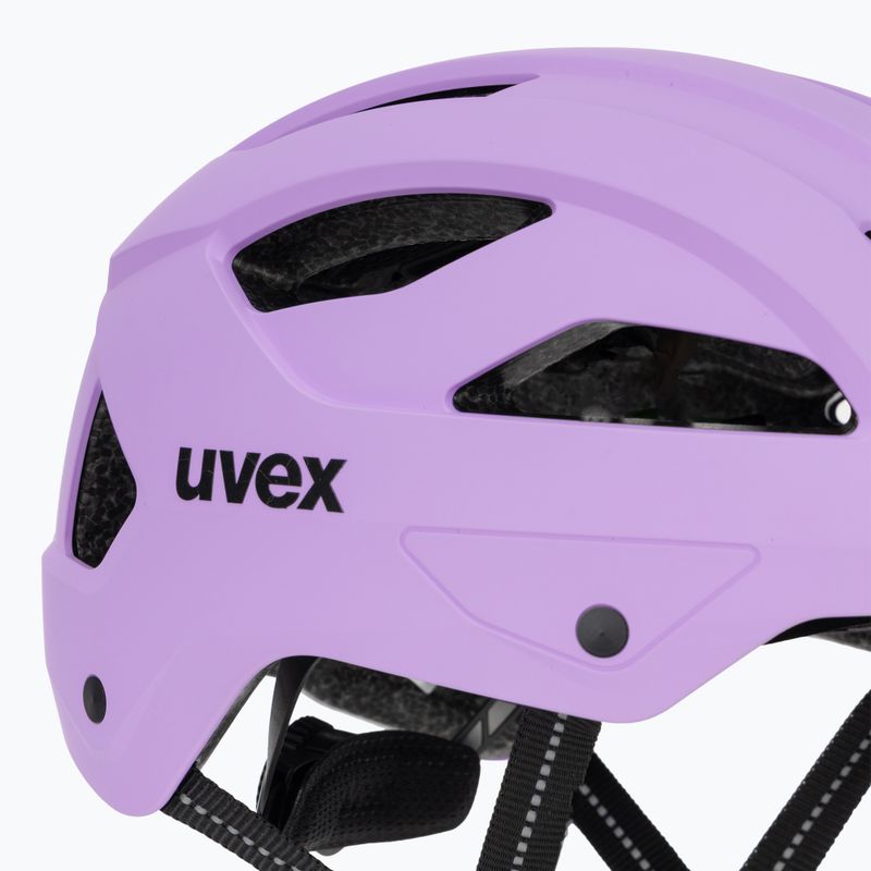 Dviračio šalmas UVEX City Stride lilac matt 7