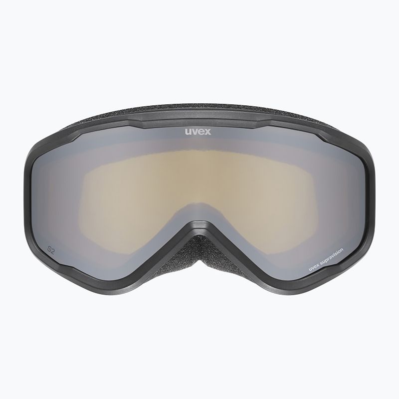 Vaikiški slidinėjimo akiniai UVEX Speedy Nova FM S2 black matt/mirror silver 2