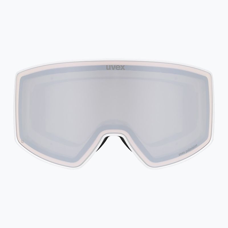 Slidinėjimo akiniai UVEX Scenic P S0-S4 white matt/mirror silver/pola 2