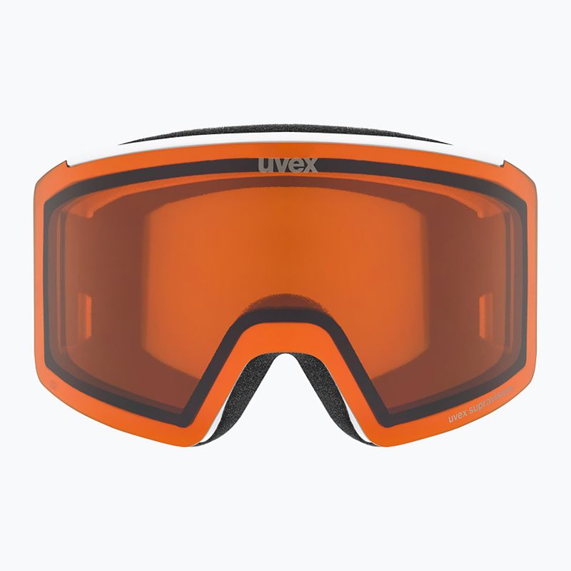Slidinėjimo akiniai UVEX Ignite LG S2 white matt/orange 2