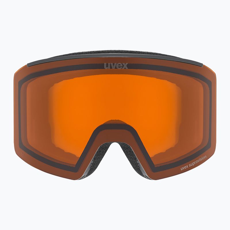 Slidinėjimo akiniai UVEX Ignite LG S2 black matte / orange 2
