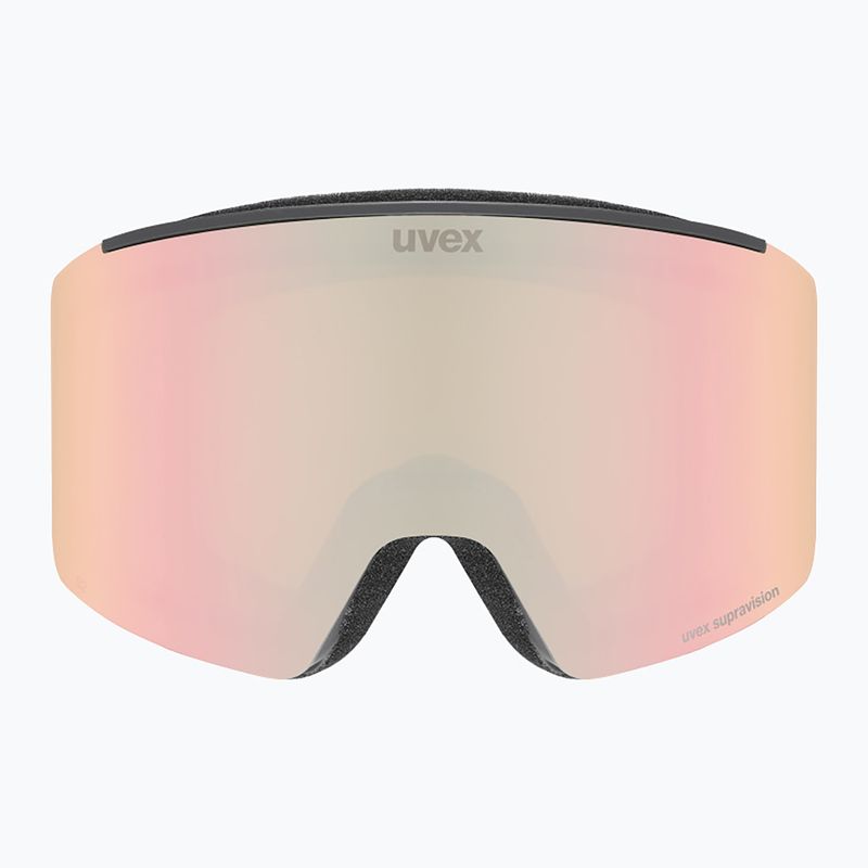 Slidinėjimo akiniai UVEX Ignite FM S3 black matt/mirror rose 2