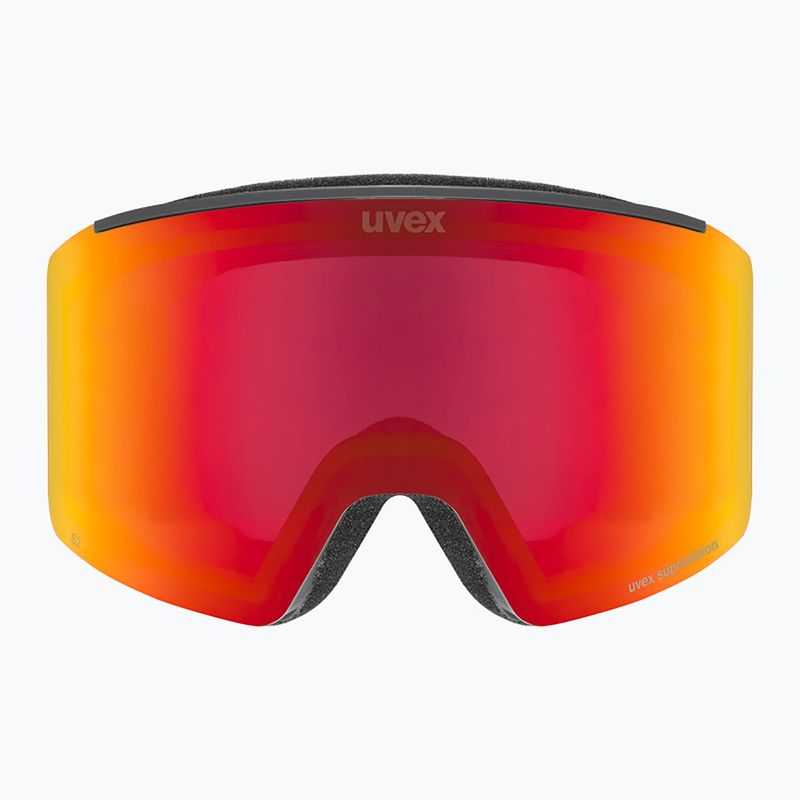 Slidinėjimo akiniai UVEX Ignite FM S3 black matt/mirror red 2