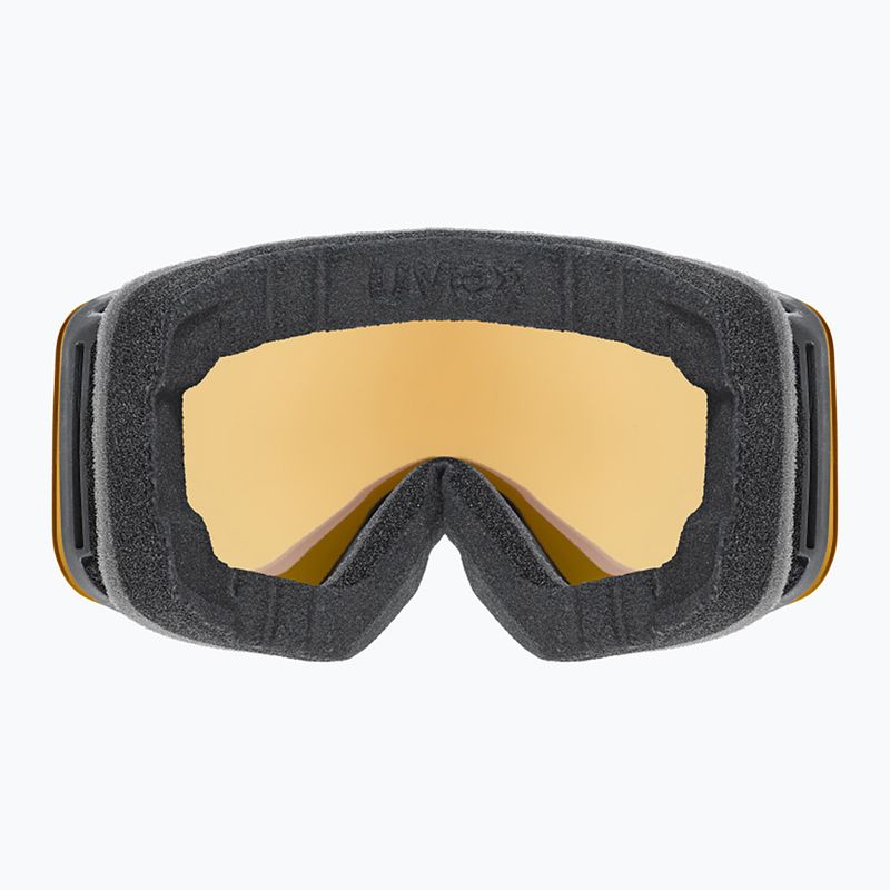 Vaikiški slidinėjimo akiniai UVEX Pwdr FM Jr S2 black matt/mirror sapphire 3