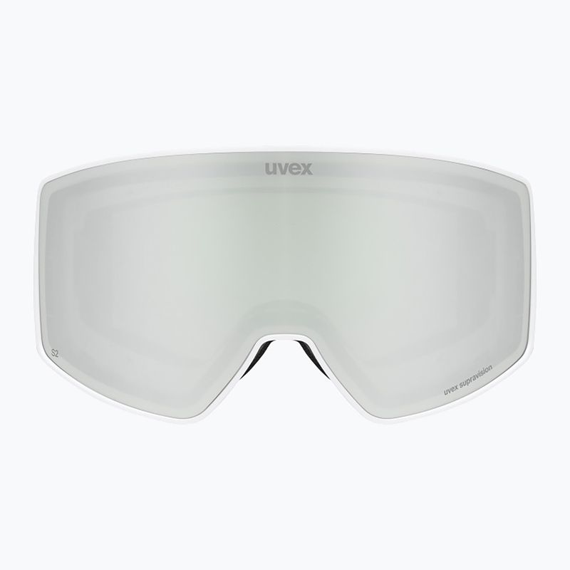 Slidinėjimo akiniai UVEX Scenic FM S2 white matt/mirror silver 2