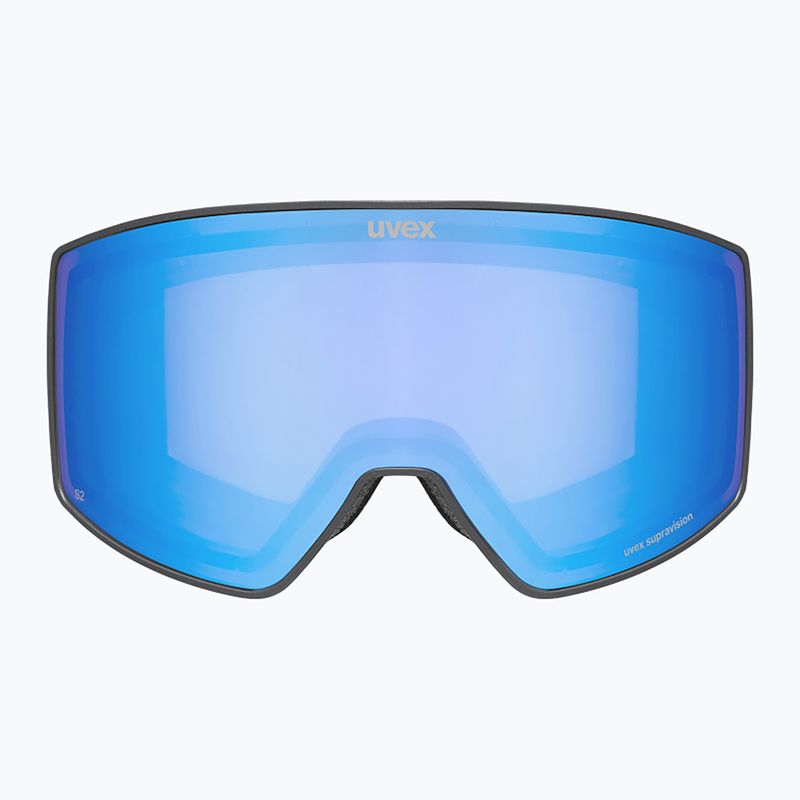 Slidinėjimo akiniai UVEX Scenic FM S2 black matt/mirror blue 2