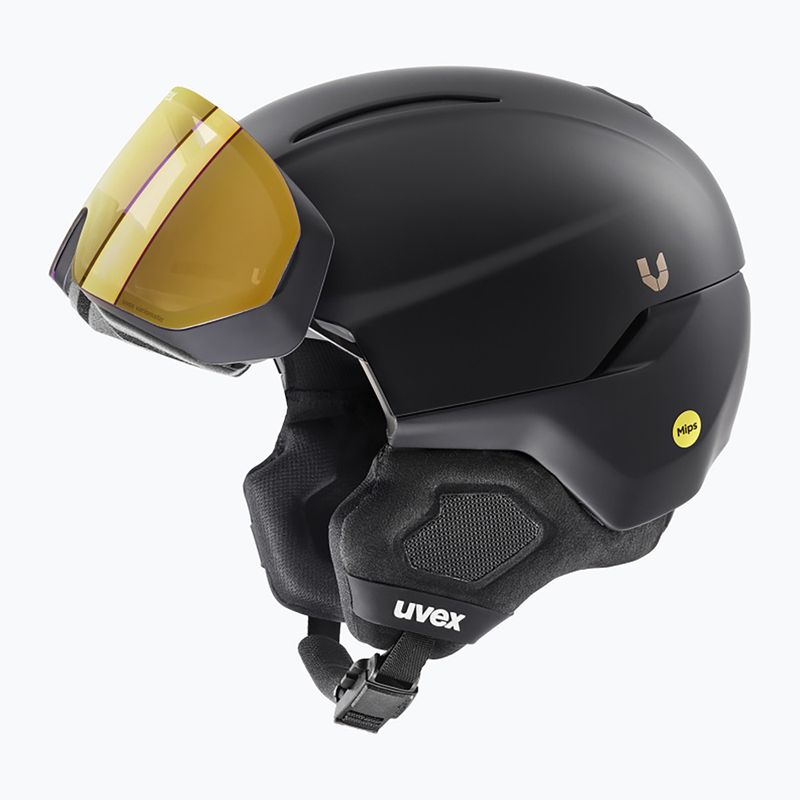 Snieglenčių šalmas UVEX Ultimate Horizon MIPS black/black mat 6