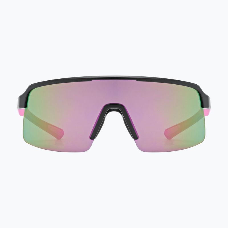 Vaikiški saulės akiniai UVEX Dyrt Jr black pink mat/mirror pink 2