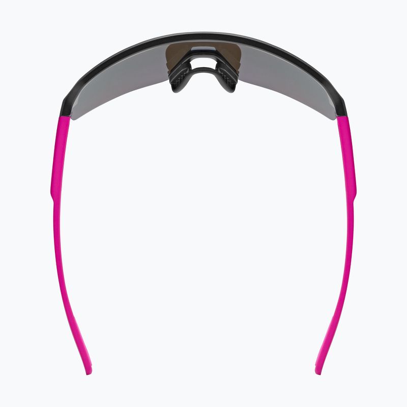 Vaikiški saulės akiniai UVEX Dyrt Jr black pink mat/mirror pink 4