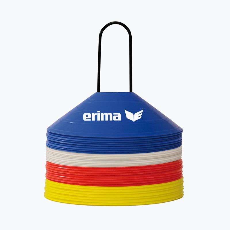 Treniruočių kūgiai ERIMA Marker Cones 40 vnt. red/blue/yellow/white