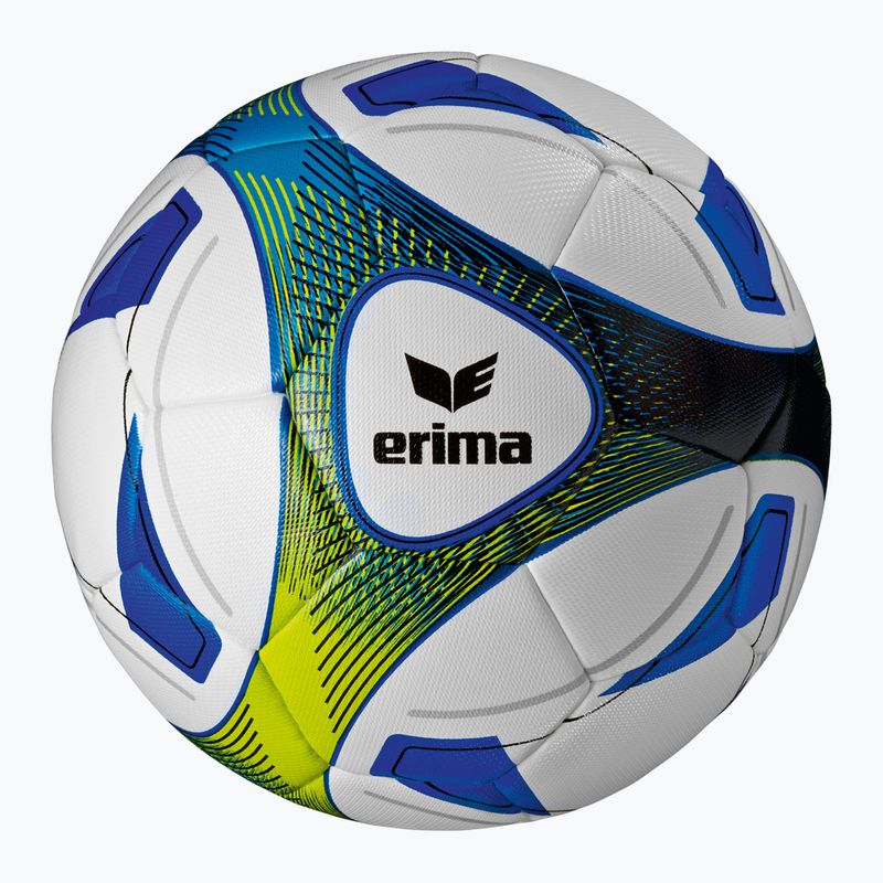 ERIMA Hybrid Treniruočių futbolo kamuolys karališkai mėlynas/laimas 5 dydis