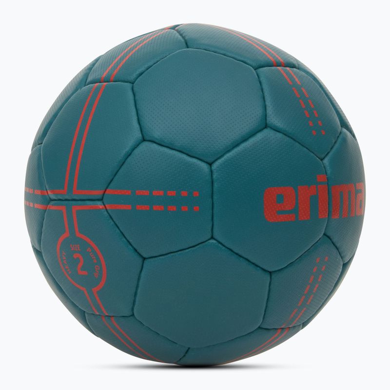 Rankinio kamuolys ERIMA Pure Grip Heavy petrol/flery coral dydis 2 2