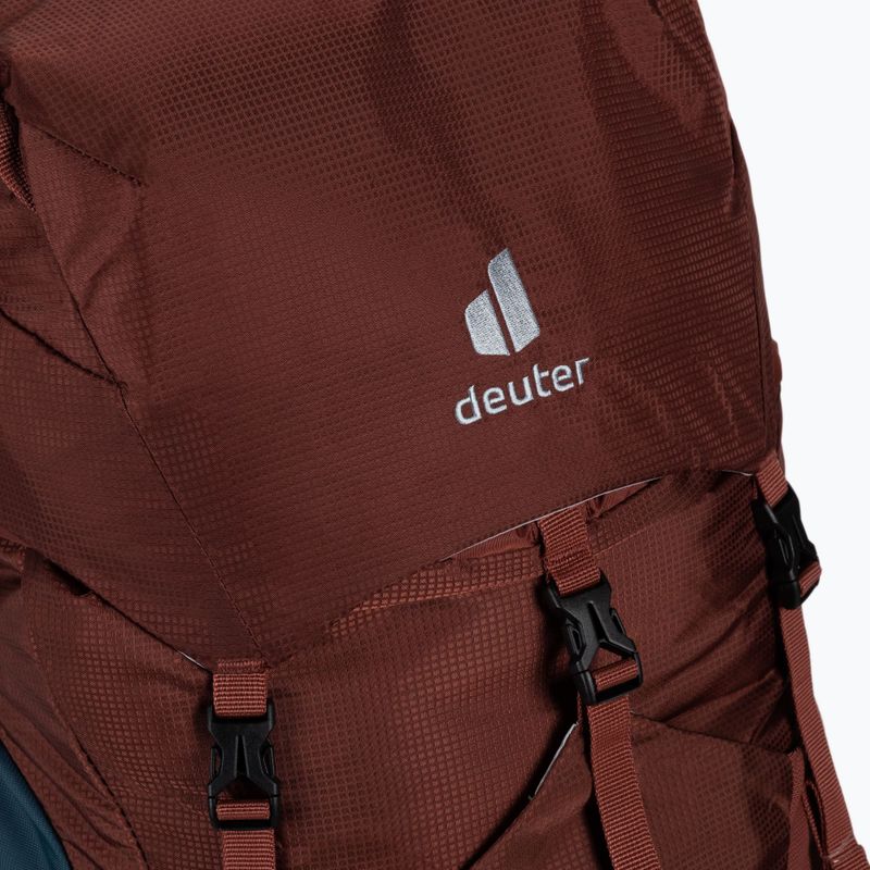 Deuter Aircontact Lite 40 + 10 l trekingo kuprinė raudona 3340321 4