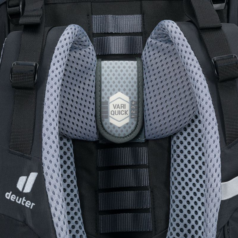 Deuter Aircontact Lite 40 + 10 l trekingo kuprinė juoda 3340321 5