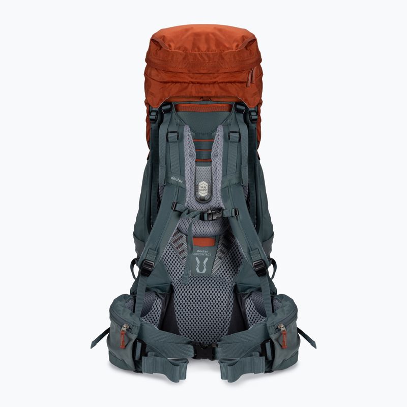 Deuter Aircontact 45+10 l trekingo kuprinė raudona 3320121 2