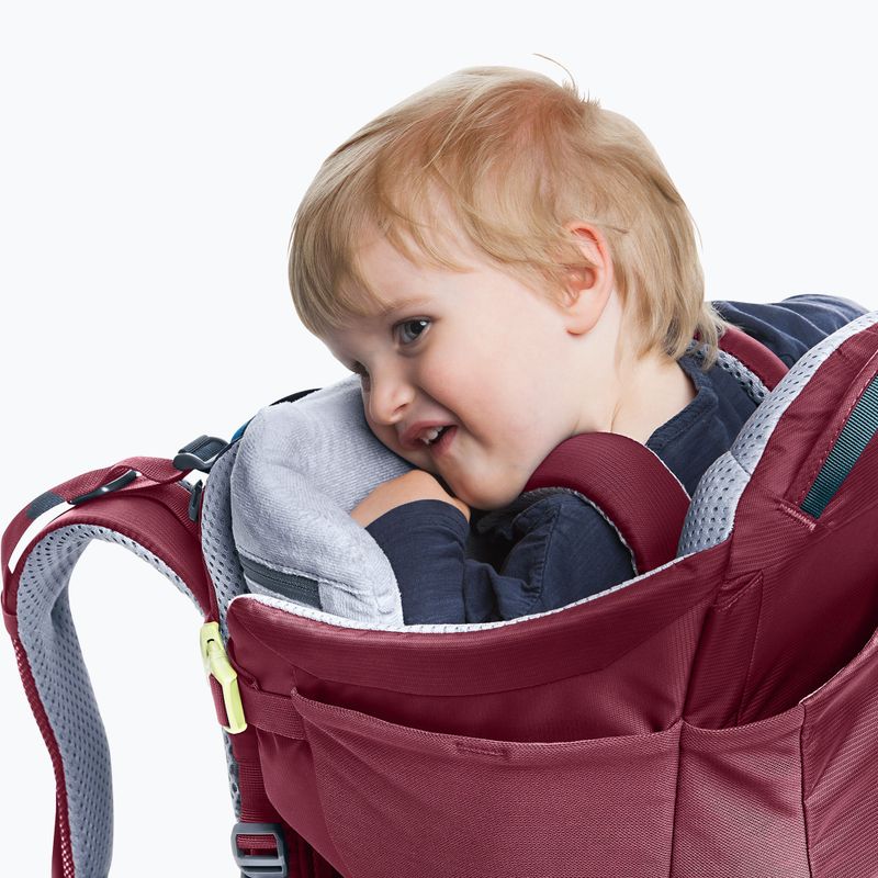 Deuter Kid Comfort vaikiška kelioninė kuprinė bordo spalvos 362022150260 11