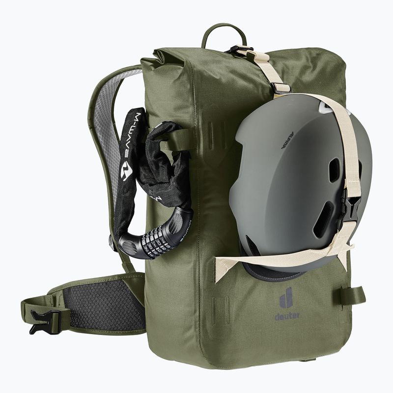 Dviračių kuprinė Deuter Amager 25+5 khaki 7