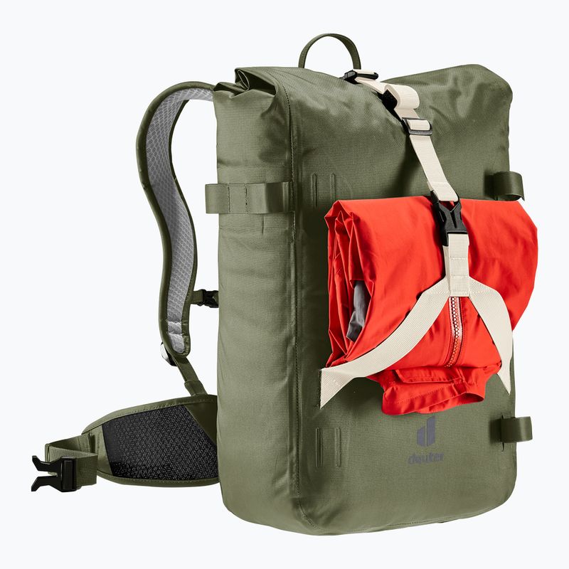 Dviračių kuprinė Deuter Amager 25+5 khaki 8