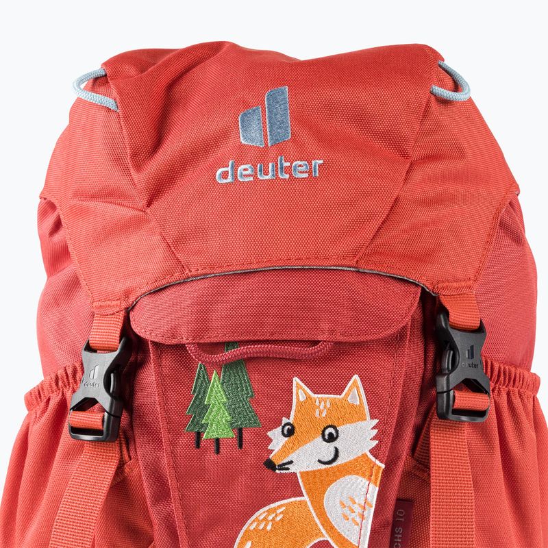 Deuter Waldfuchs 10 l lava/paprika vaikiška turistinė kuprinė 7