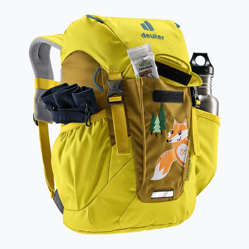 Deuter Waldfuchs 10 l ciberžolės/korundo spalvos vaikiška turistinė kuprinė 12
