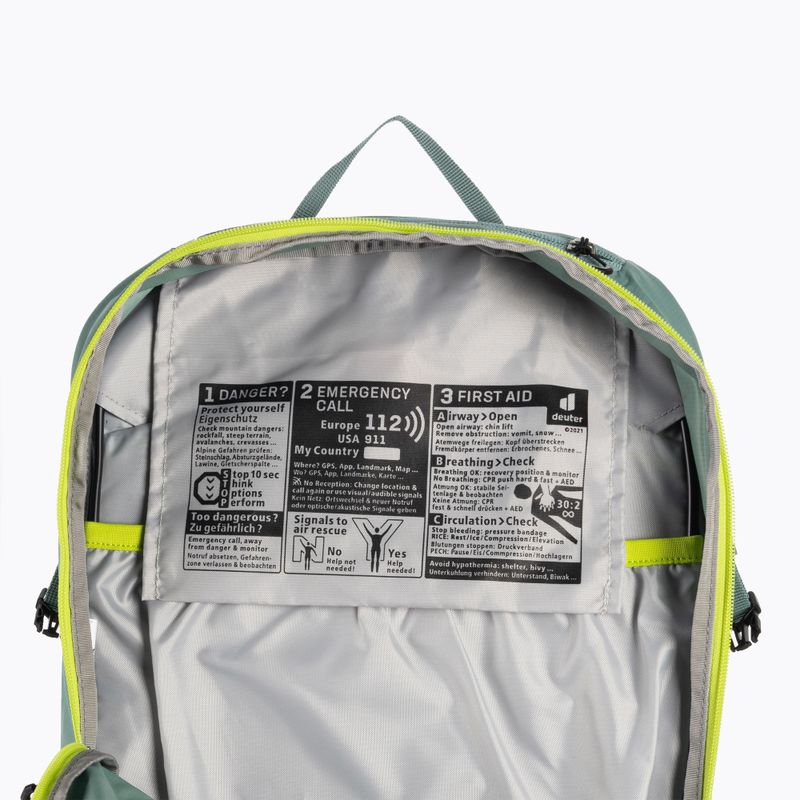 Deuter Speed Lite 25 l žygio kuprinė žalia-mėlyna 341042228070 10