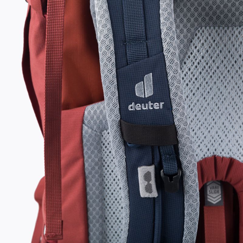 Deuter Aircontact X SL 60+15 l trekingo kuprinė raudona 337012253350 8
