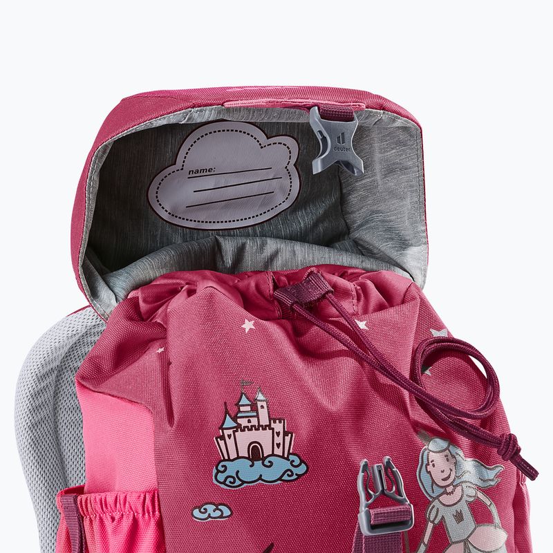 Deuter Schmusebar 8 l ruby/hotpink vaikiška turistinė kuprinė 7