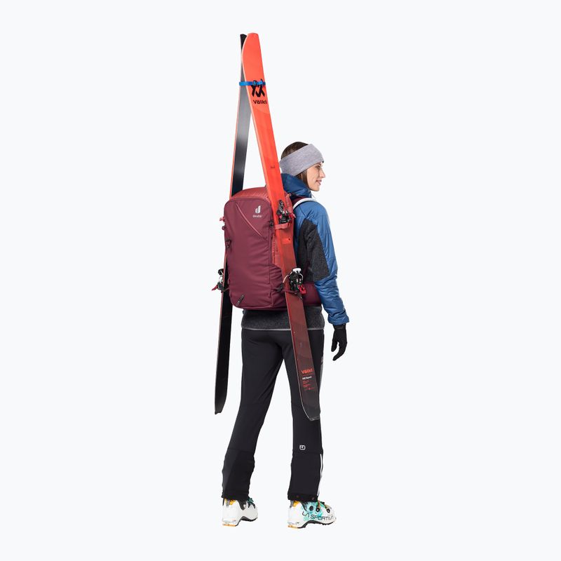 Moteriška slidinėjimo kuprinė deuter Freerider Pro 32+ l SL 330342255850 maron/currant 11