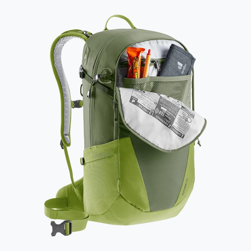 Turistinė kuprinė deuter Futura 23 l khaki/meadow 5