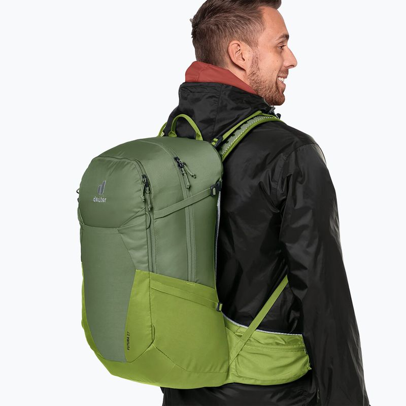 Turistinė kuprinė deuter Futura 27 l khaki/meadow 7