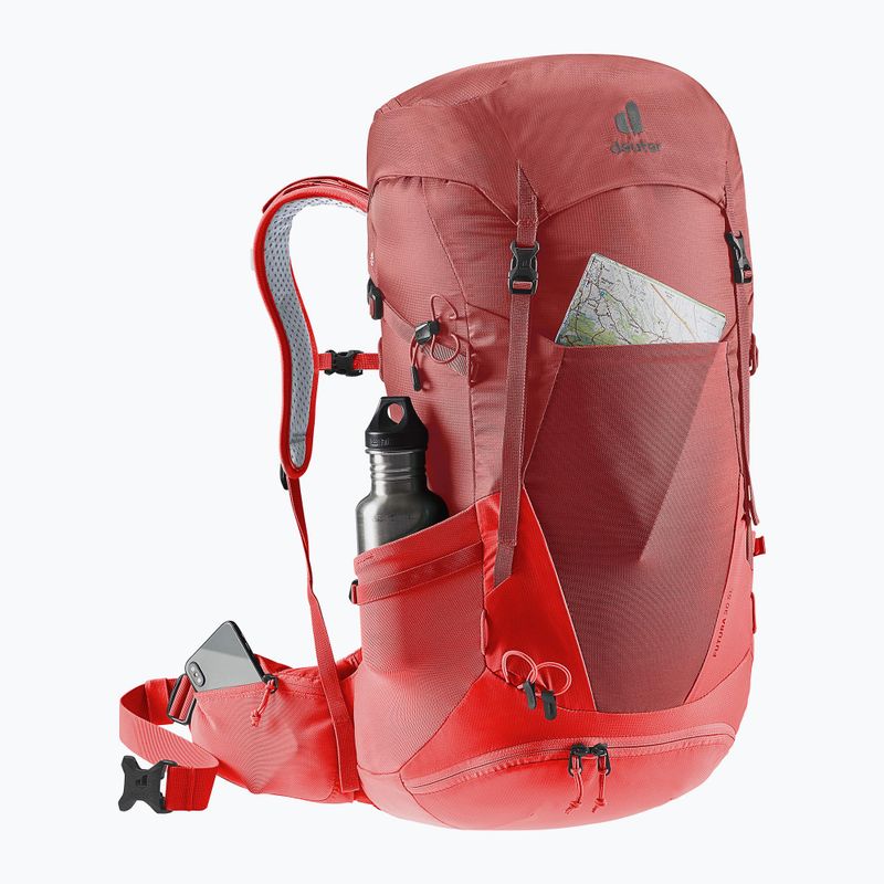 Moteriška turistinė kuprinė deuter Futura 30 SL red 34007215589 8