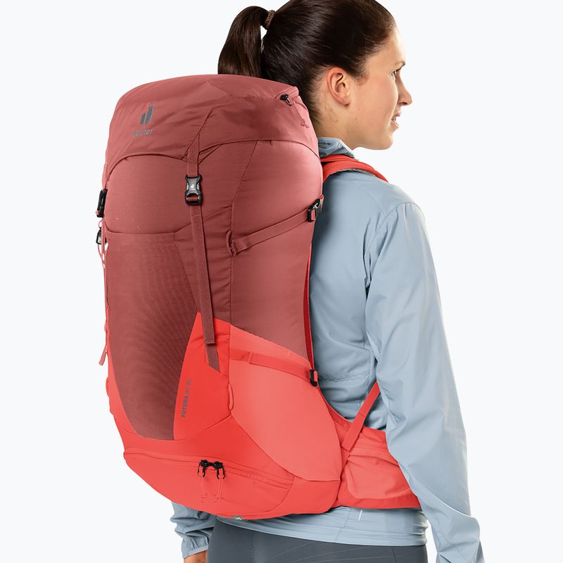 Moteriška turistinė kuprinė deuter Futura 30 SL red 34007215589 13