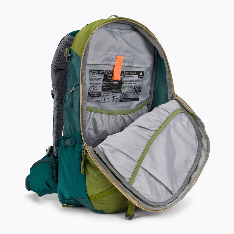 Deuter Trans Alpine dviračių kuprinė 24 l žalia 320002123480 4