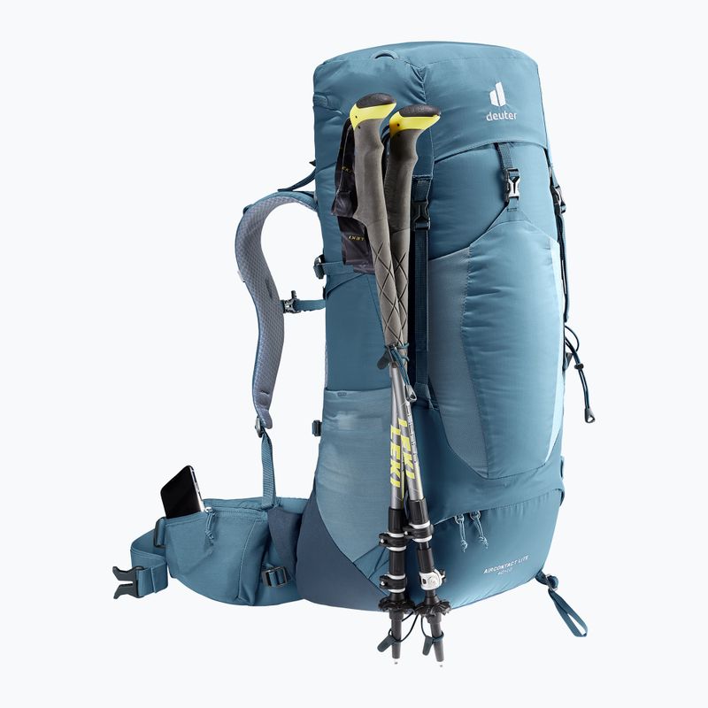 Deuter Aircontact Lite 40 + 10 trekingo kuprinė mėlyna 334012313740 6